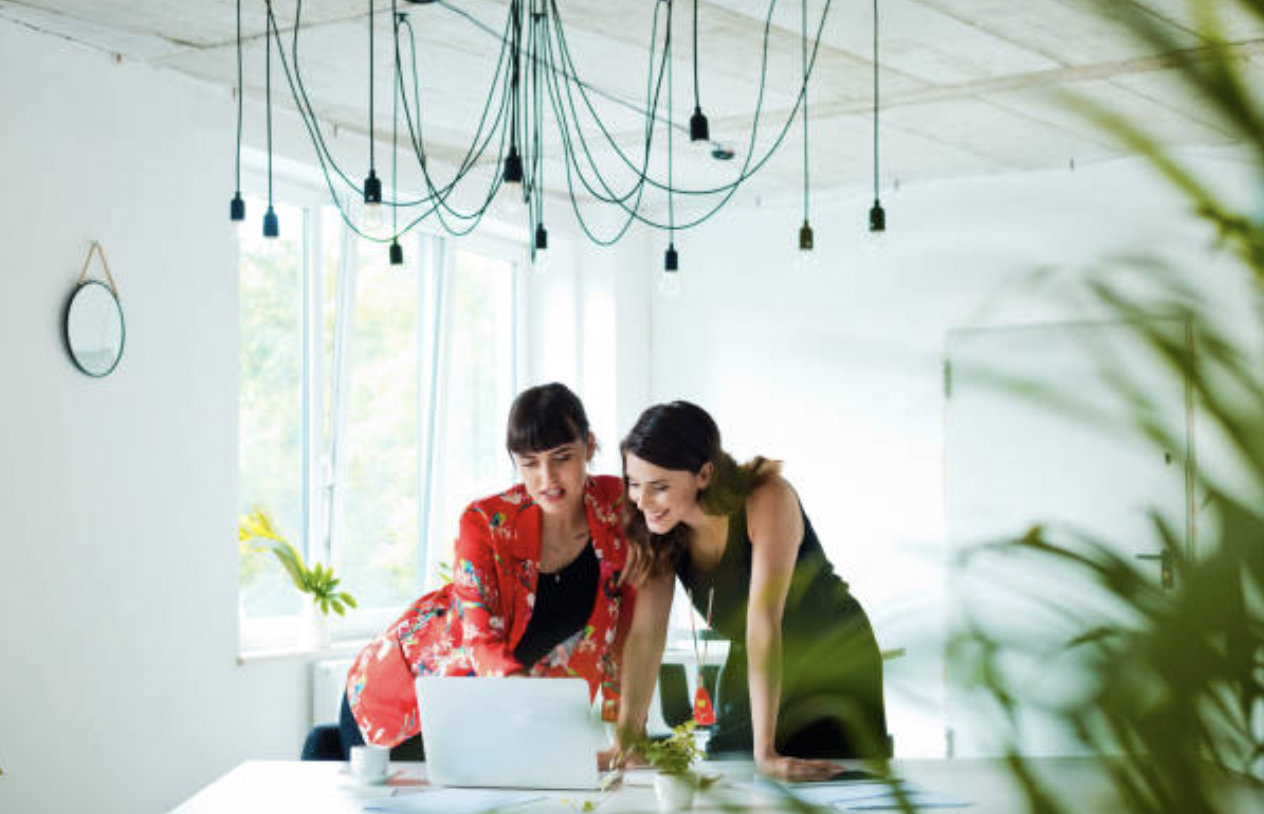 Two women in the office