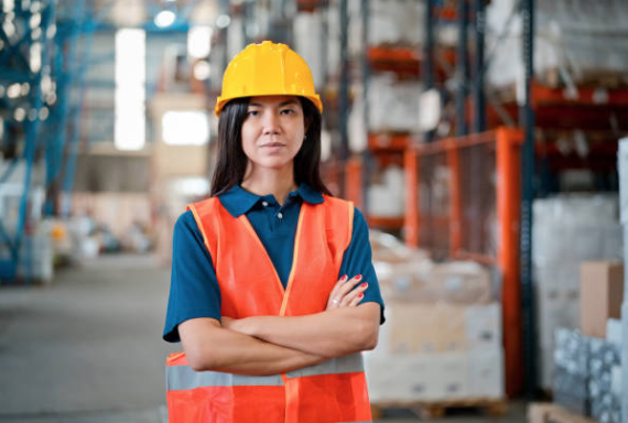 Working in a warehouse